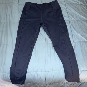 Navy workout leggings